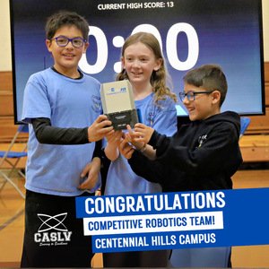 Congratulations to our Centennial Hills Robotics Team! 